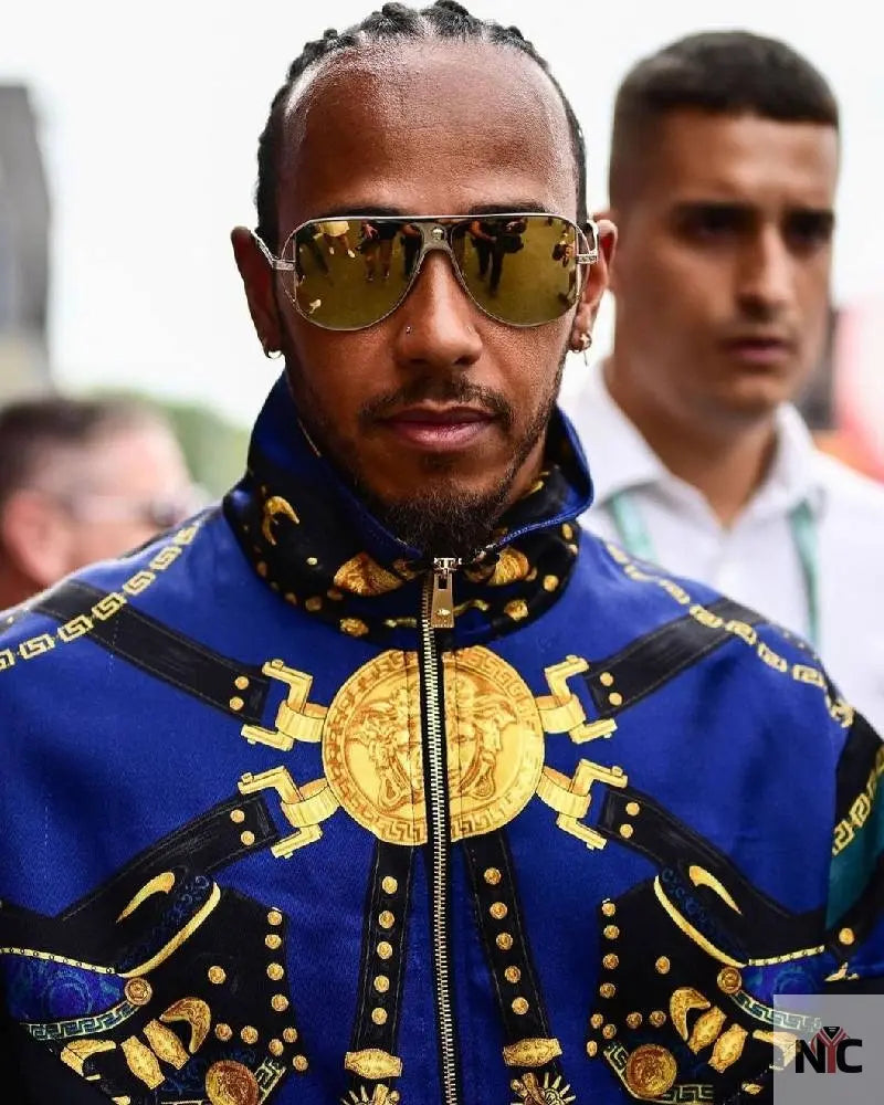 Lewis Hamilton Versace Jacket Clanton Jacket