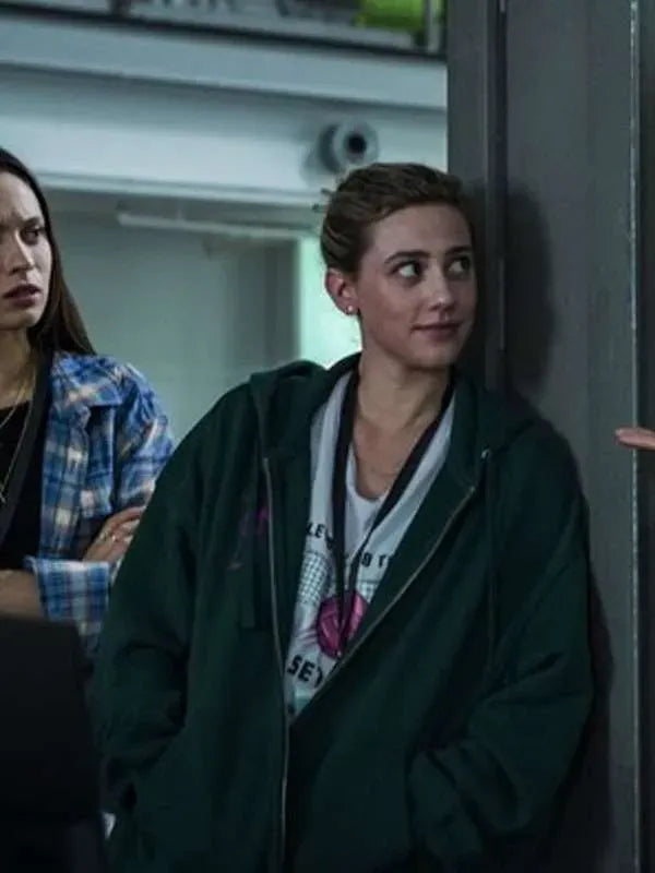 Lili Reinhart American Sweatshop Green Hoodie