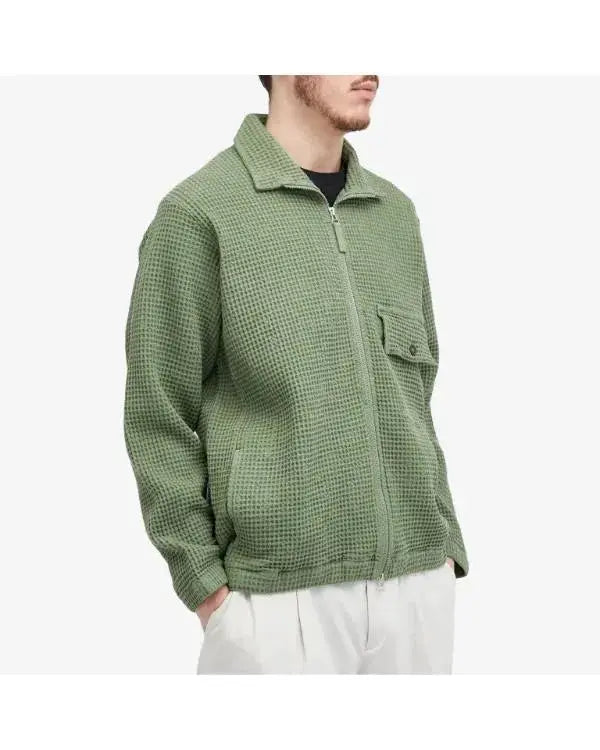 Little Disasters S01Ben Bailey Smith Green Waffle Jacket