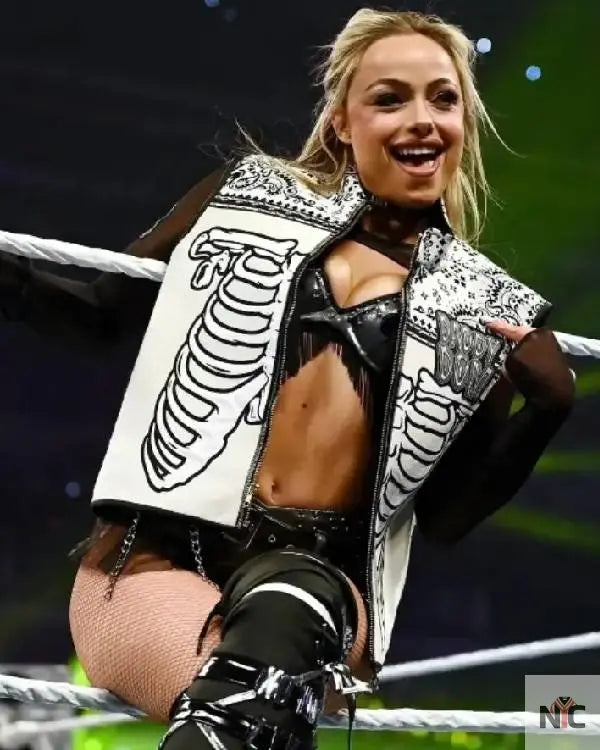Liv Morgan Daddy dom Vest Clanton Jacket