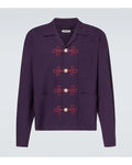 Live with Kelly & Mark Colman Domingo Purple Embroidered Shirt
