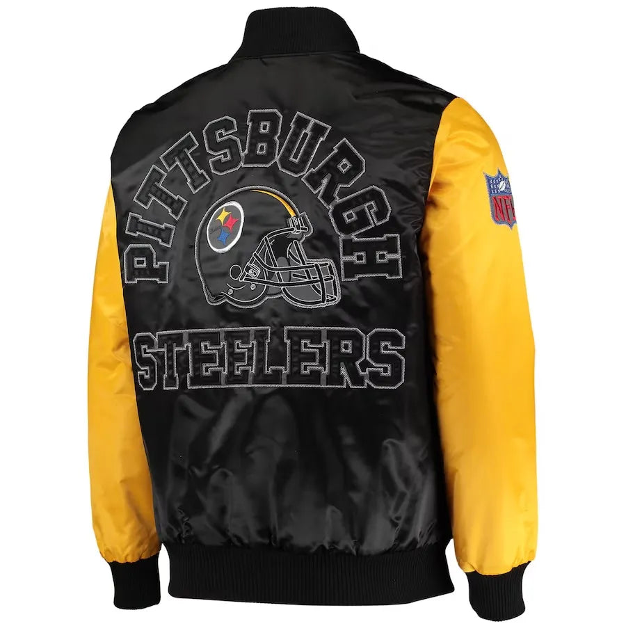 Locker Room Pittsburgh Steelers Throwback Satin Jacket