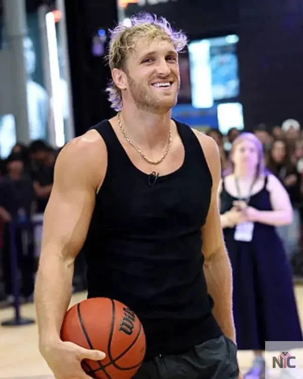 Logan Paul Fanatics Fest NYC 2025 Black Tank Top Clanton Jacket