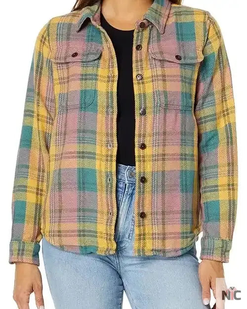 Lola Gunderson Sullivan’s Crossing S02 Plaid Shirt Clanton Jacket