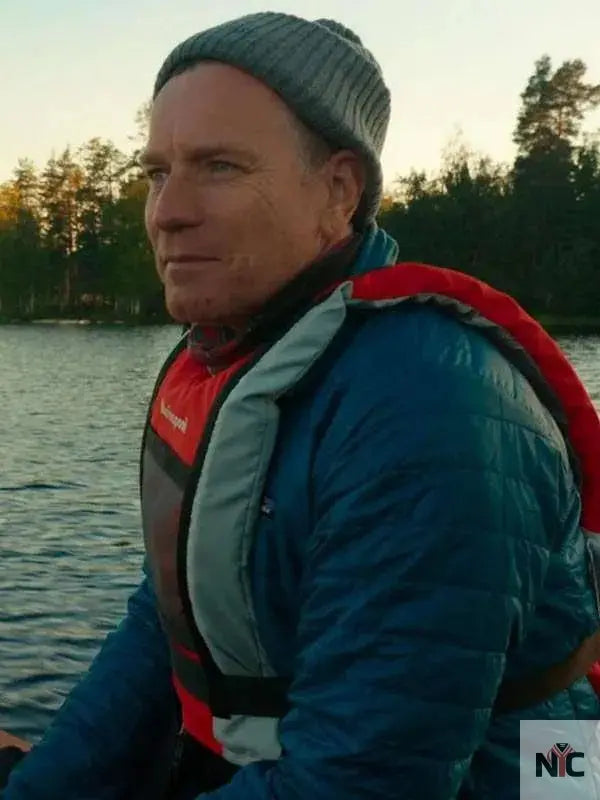 Long Way Home 2025 Ewan McGregor Blue Jacket Clanton Jacket
