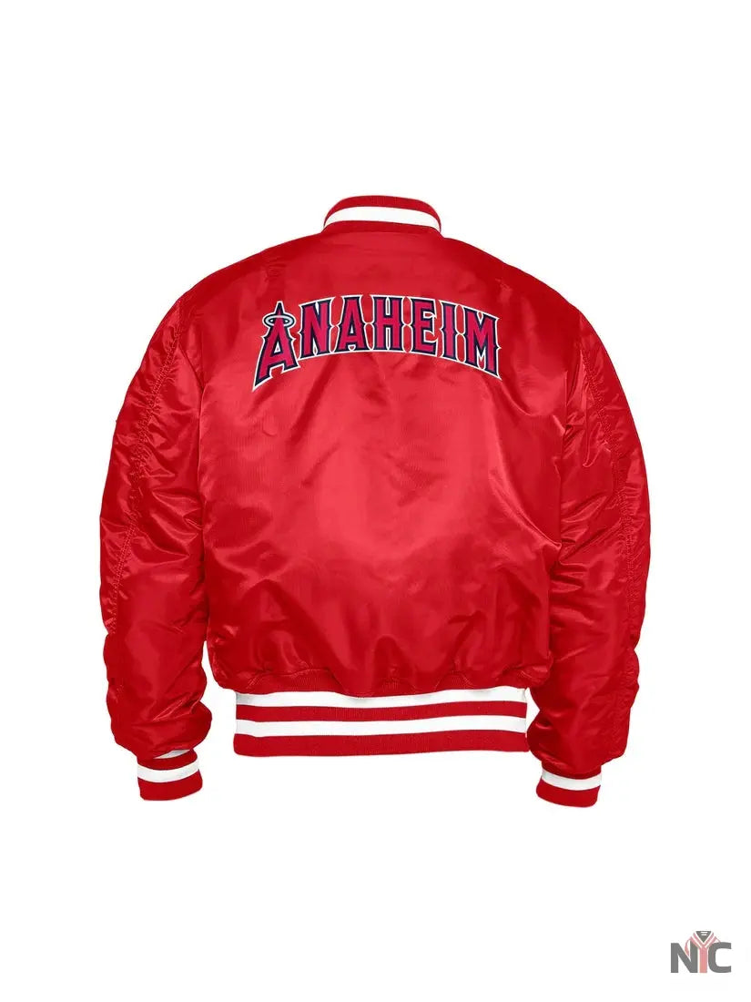 Los Angeles Angels X Alpha X New Era MA-1 Bomber Jacket Clanton Jacket