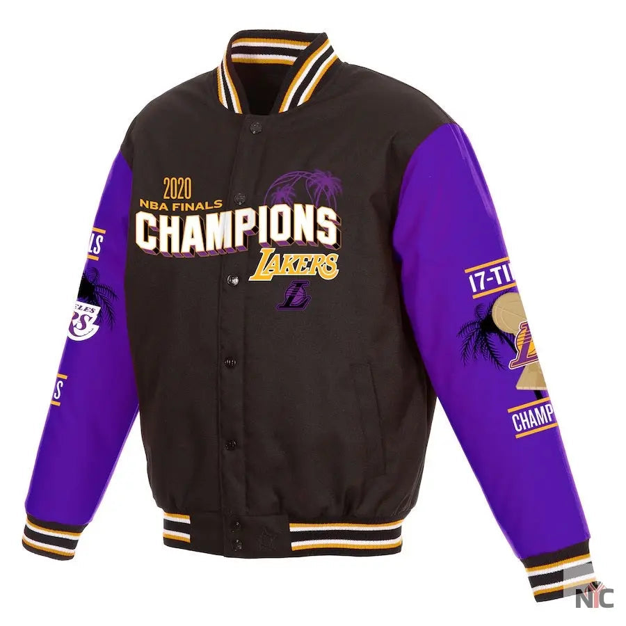 Los Angeles Lakers 17-Time NBA Finals Champions Jacket Clanton Jacket