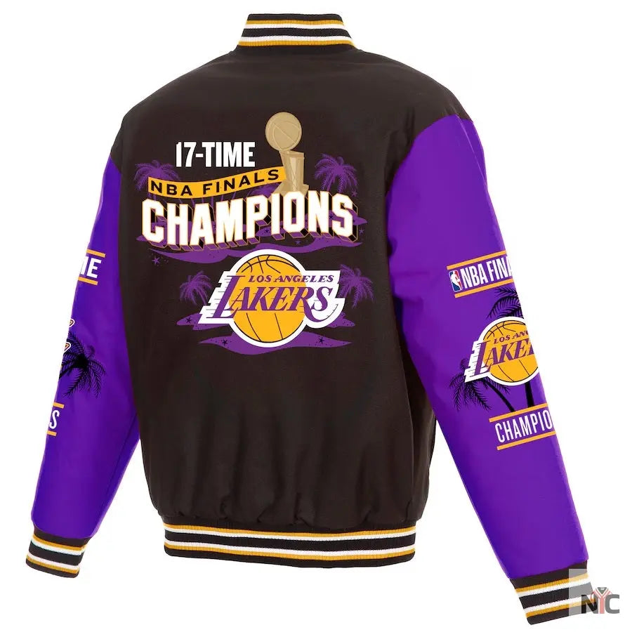 Los Angeles Lakers 17-Time NBA Finals Champions Jacket Clanton Jacket