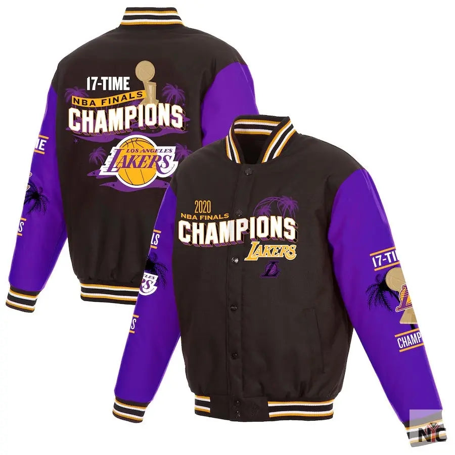 Los Angeles Lakers 17-Time NBA Finals Champions Jacket Clanton Jacket