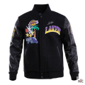 Los Angeles Lakers Gradient Logo Wool Varsity Jacket Clanton Jacket