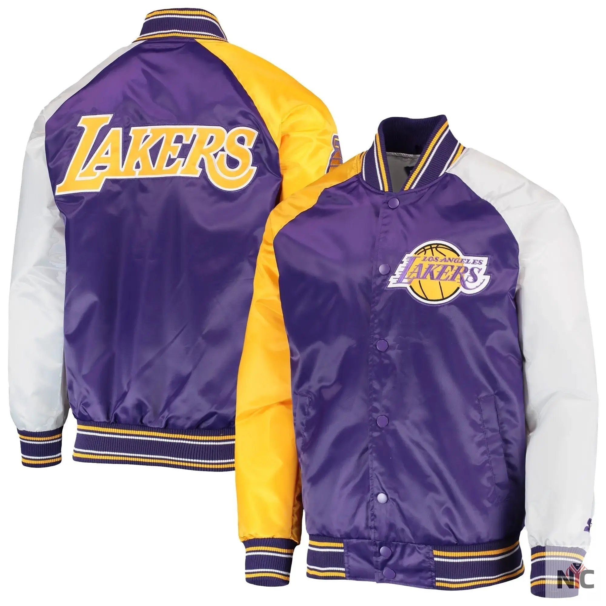 Los Angeles Lakers Reliever Multi Color Varsity Jacket Clanton Jacket