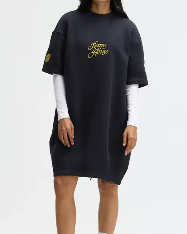 Los Angeles Rams 2025 Rivalries Oversized Tech Fleece Dress