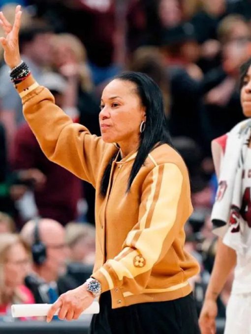Dawn Staley Louis Vuitton Bomber Jacket Clanton Jacket