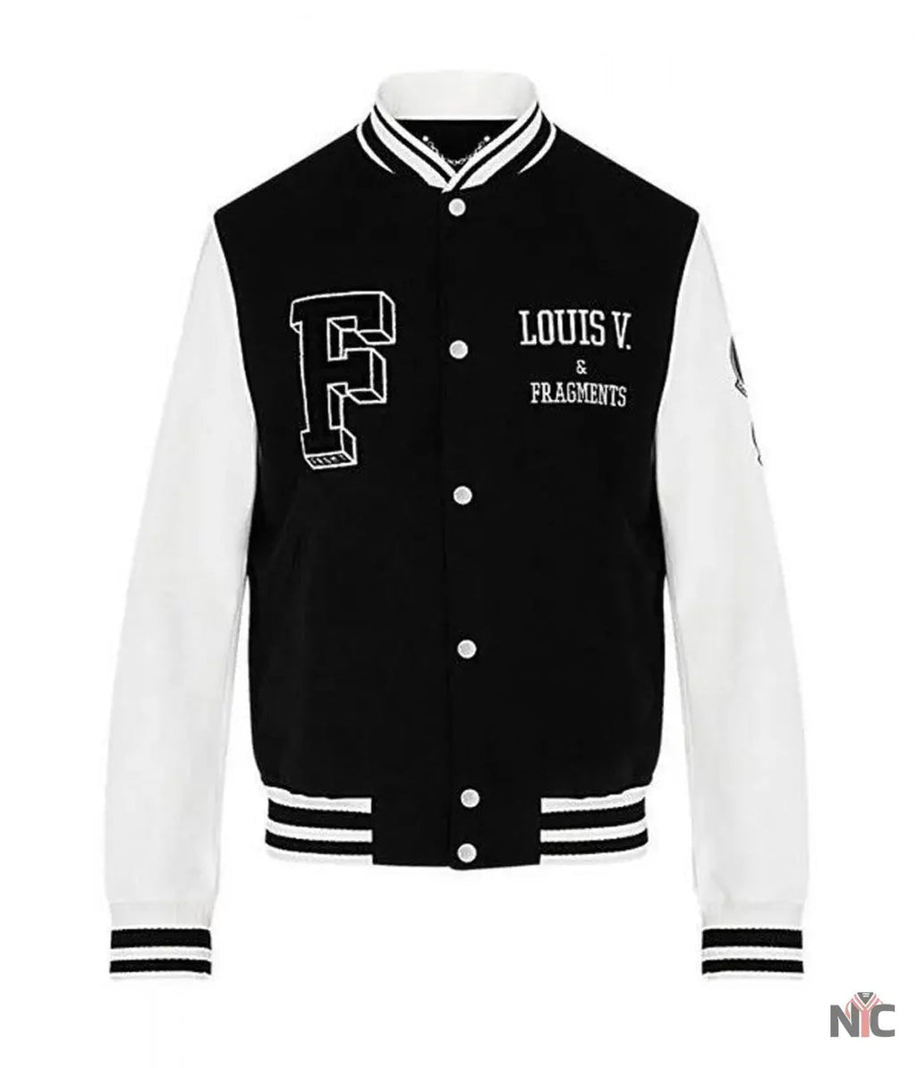 Louis Vuitton Fragment Letterman Varsity Jacket Clanton Jacket