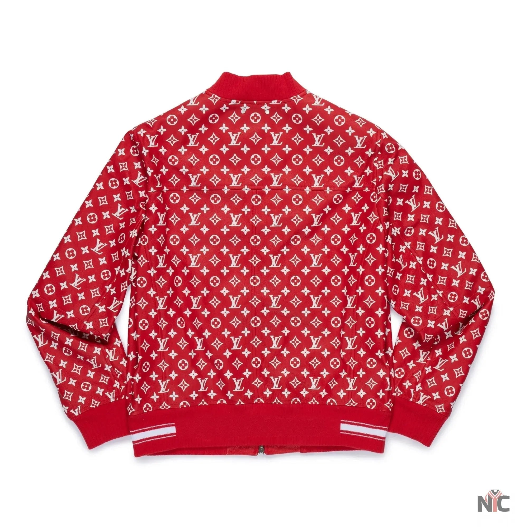 Louis Vuitton Supreme LV Baseball Varsity Jacket Clanton Jacket