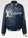 Louis Vuitton Vers 2024 Blue Varsity Jacket Clanton Jacket