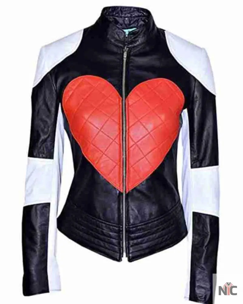 Love Heart Kylie Minogue Leather Jacket Clanton Jacket