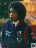 Lovie Simone Forever S01 Blue Varsity Jacket Clanton Jacket