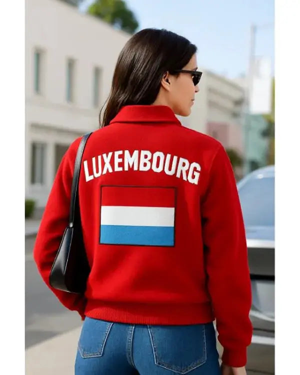 Luxembourg Red Fleece Jacket