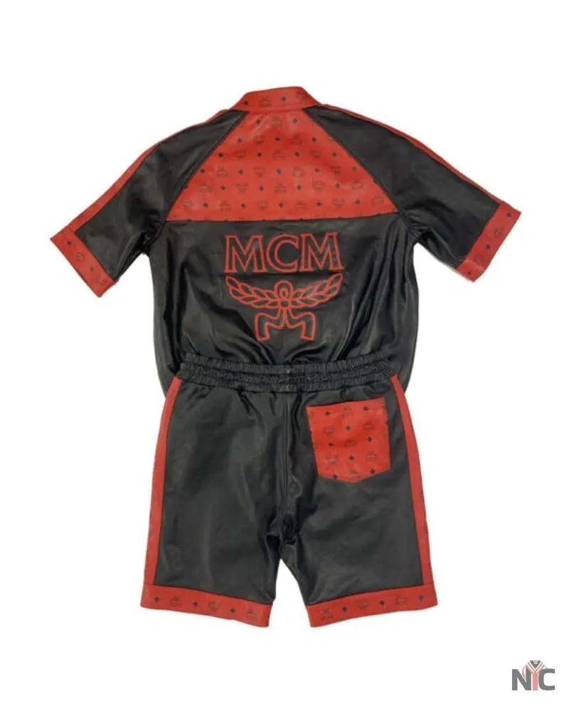 MCM Black Vintage Dapper Dan Short Suit Clanton Jacket