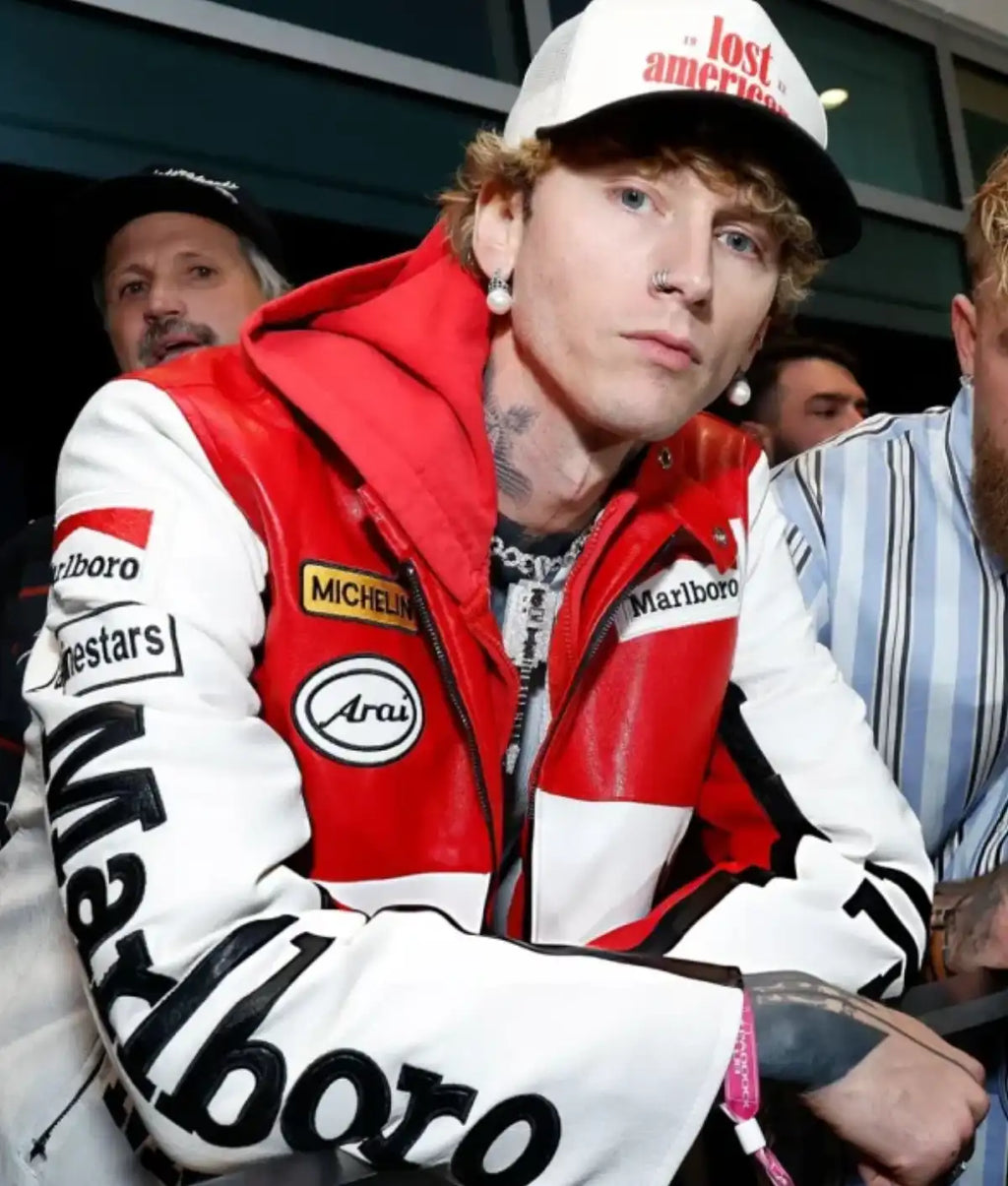 MGK Las Vegas F1 Grand Prix Leather Jacket