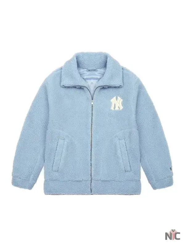 MLB 2025 New York Yankees Unisex Sherpa Jacket Clanton Jacket