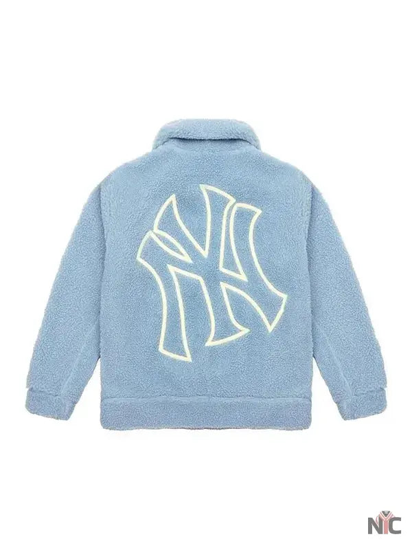 MLB 2025 New York Yankees Unisex Sherpa Jacket Clanton Jacket