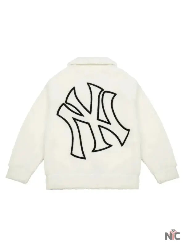 MLB 2025 New York Yankees Unisex Sherpa Jacket Clanton Jacket