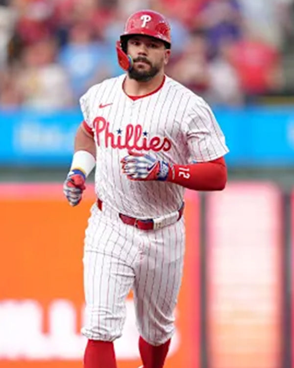 MLB Philadelphia Phillies Bryce Harper Striped Jersey Clanton Jacket