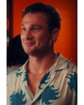 Made in Chelsea S30 White & Blue Sun Print Shirt