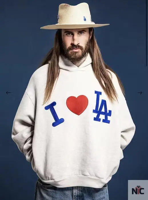 Madhappy X Dodgers 2023 I Love La Hoodie Clanton Jacket