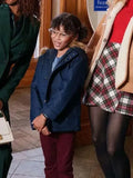 Madison Skye Validum Best Christmas Ever Blue Parka Jacket