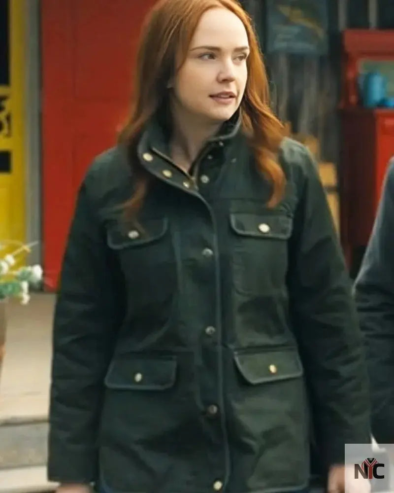 Maggie Sullivan Sullivan’s Crossing S02 Black Cotton Jacket Clanton Jacket