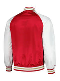 MLS Atlanta United FC Red Satin Varsity Jacket Clanton Jacket
