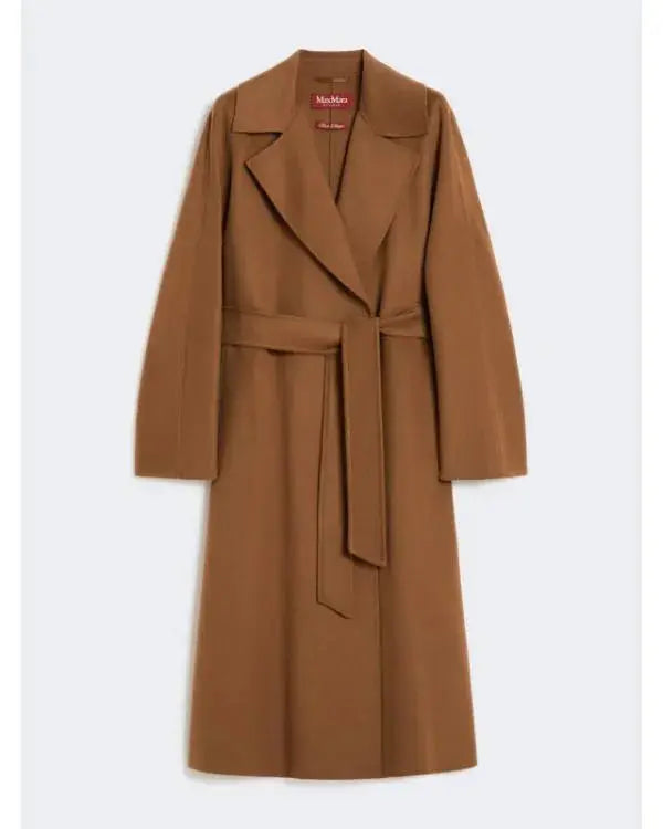 Man Vs Baby S01 Brown Wrap Coat
