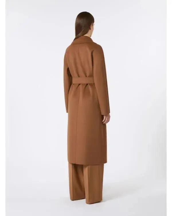 Man Vs Baby S01 Brown Wrap Coat