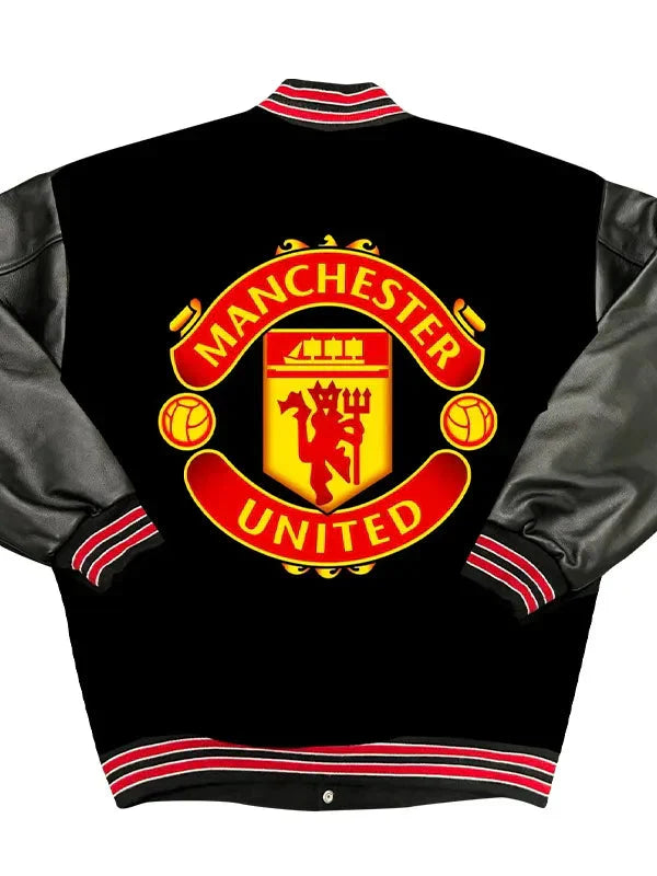 Manchester United F.C. Wool Varsity Jacket Clanton Jacket