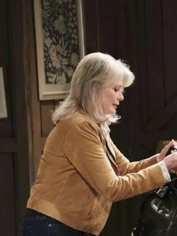 Marlena Evans Days of Our Lives Suede Leather Jacket Clanton Jacket