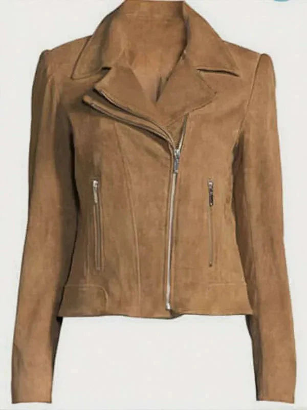 Marlena Evans Days of Our Lives Suede Leather Jacket Clanton Jacket