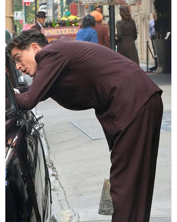 Timothée Chalamet Marty Supreme 2025 Brown Suit