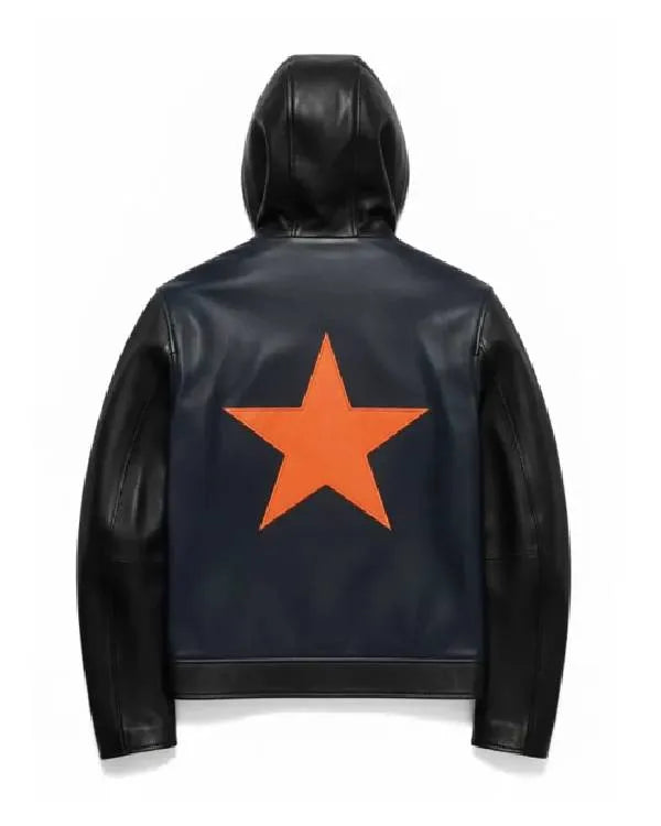 Marty Supreme Hooded Leather Jacket