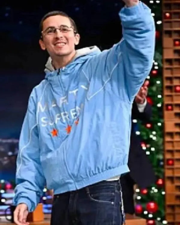Marty Supreme Light Blue Jacket