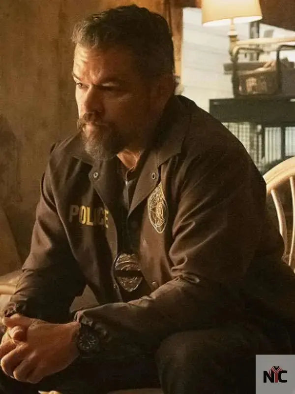 Matt Damon The RIP Police Jacket Clanton Jacket