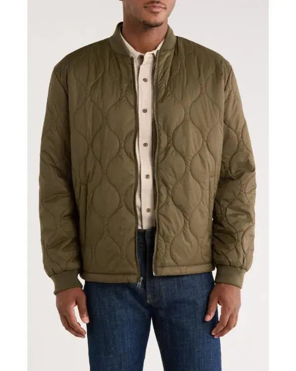 Mayor Of Kingstown S04 Derek Rivera Quilted Bomber Jacket