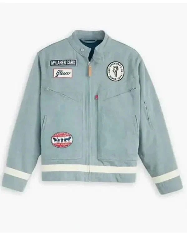 McLaren Racing Blue Jacket Clanton Jacket