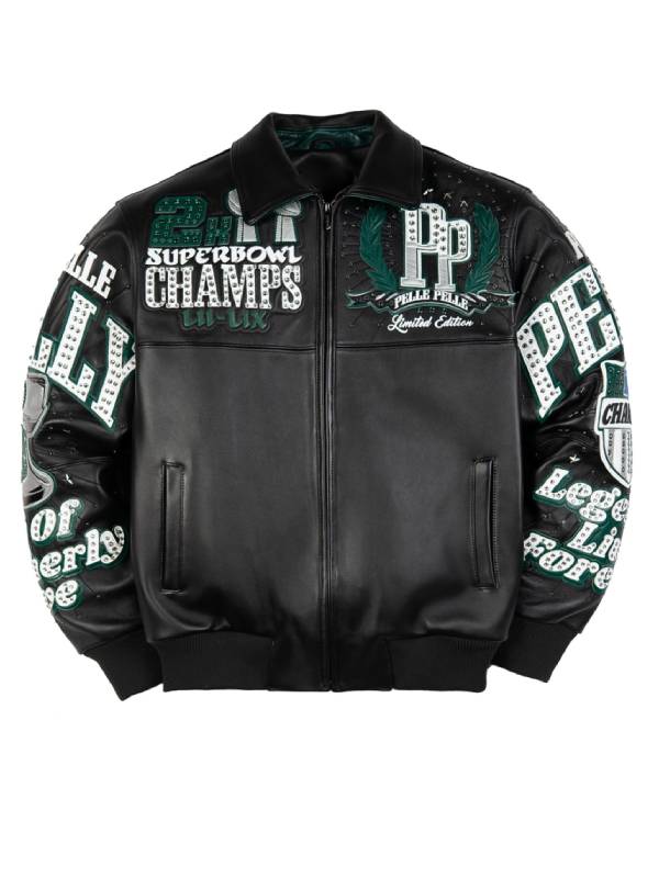 Meek Mill Eagles Leather Jacket