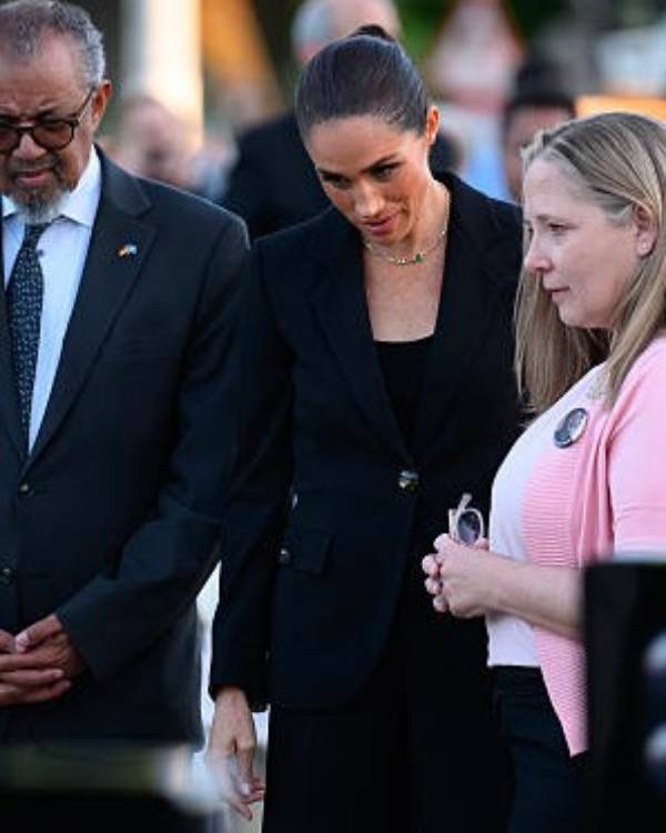 Meghan Markle 79th World Health Assembly Black Suit WorthVee