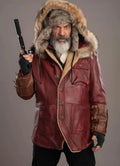 Mel Gibson Fatman Parka Leather Jacket