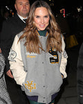 Melanie C Grey Bomber Jacket
