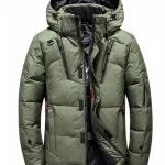 Men Quilted Parka Jacket